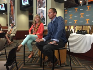 Missy Kane and Tim Mack discuss their journey to the Olympics and overcoming obstacles at the 2016 Spring Reception.